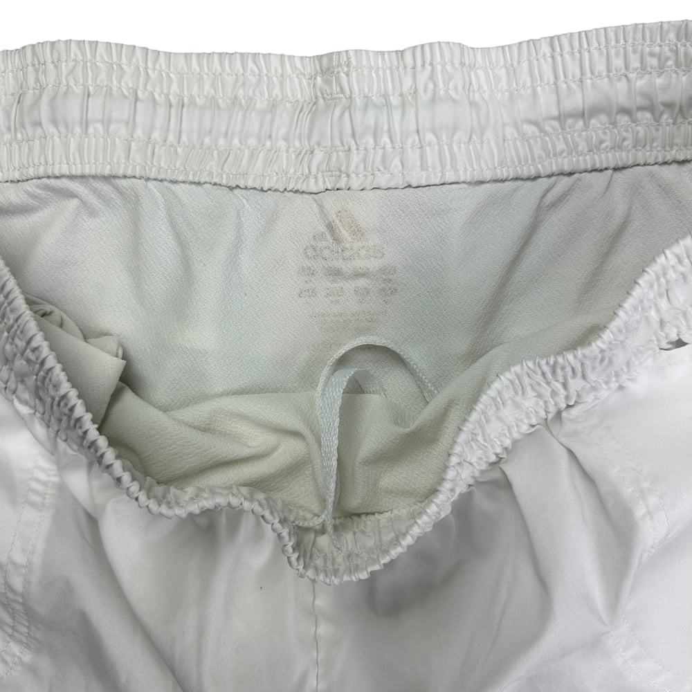 Adidas White Cropped Shorts (Women’s XL)