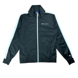 Champion Black Logo Track Jacket (S)