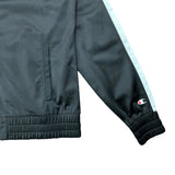 Champion Black Logo Track Jacket (S)