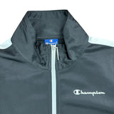 Champion Black Logo Track Jacket (S)