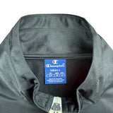 Champion Black Logo Track Jacket (S)
