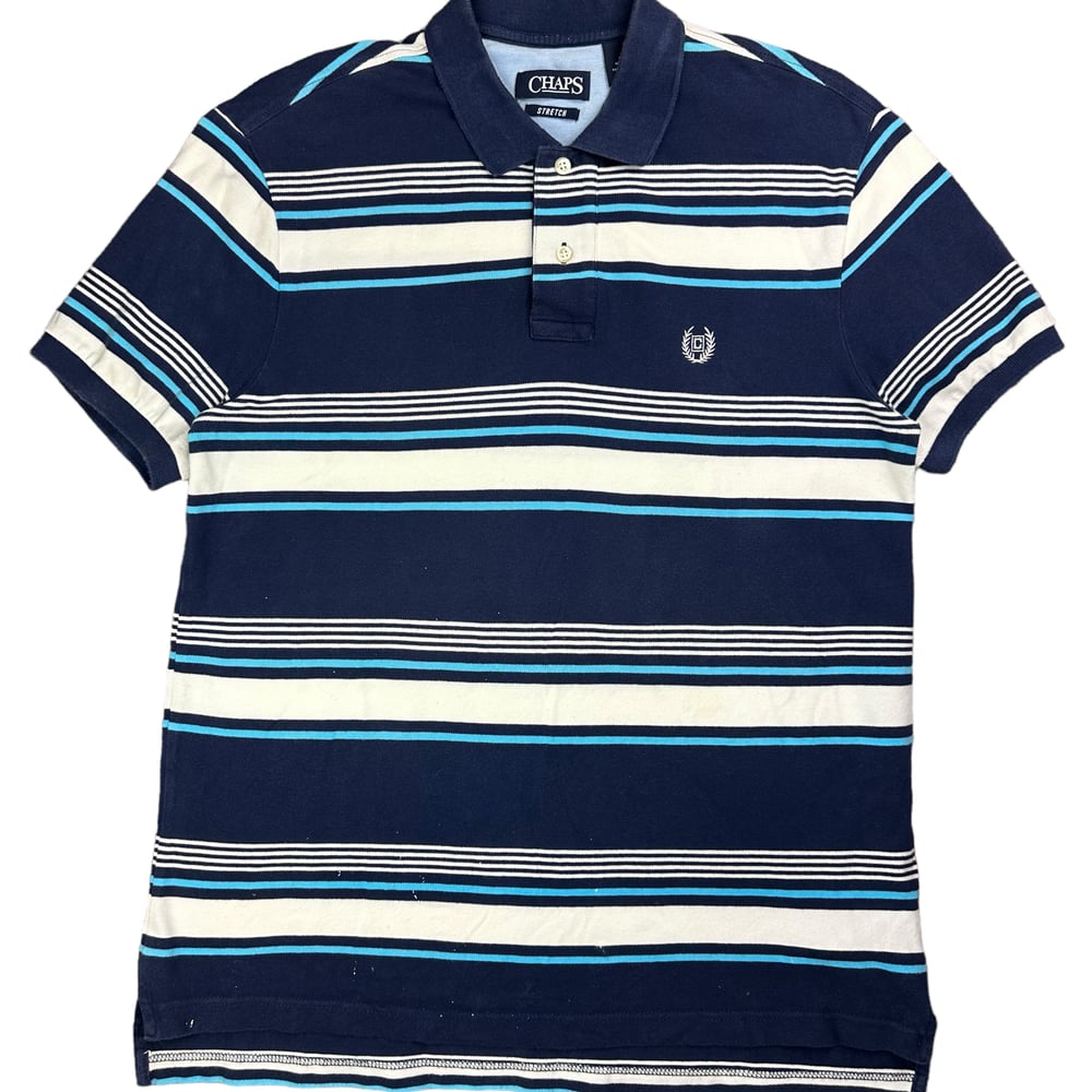 Chaps Ralph Lauren Striped Polo Shirt (M)