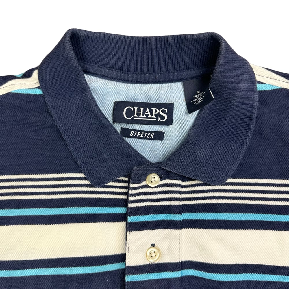 Chaps Ralph Lauren Striped Polo Shirt (M)