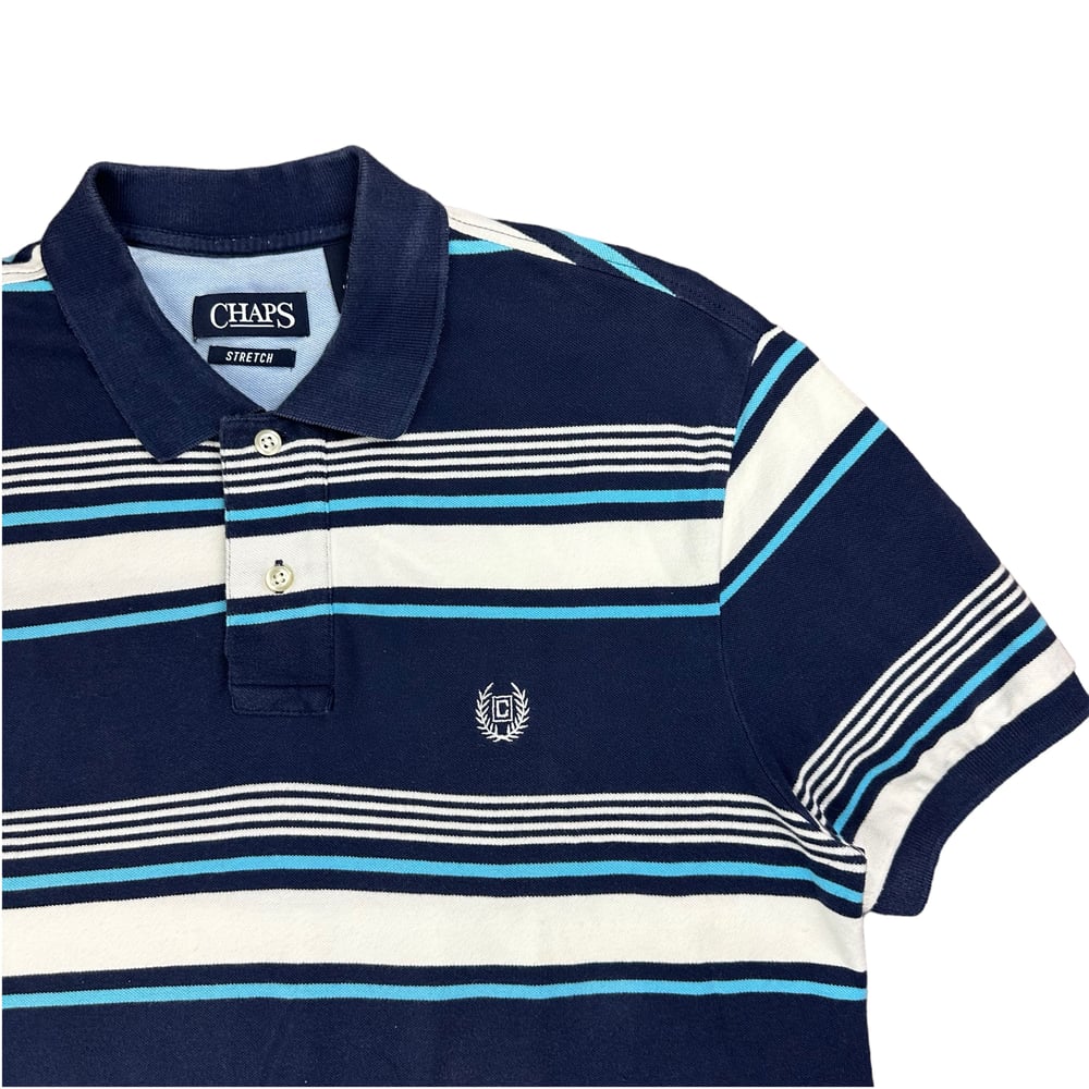 Chaps Ralph Lauren Striped Polo Shirt (M)