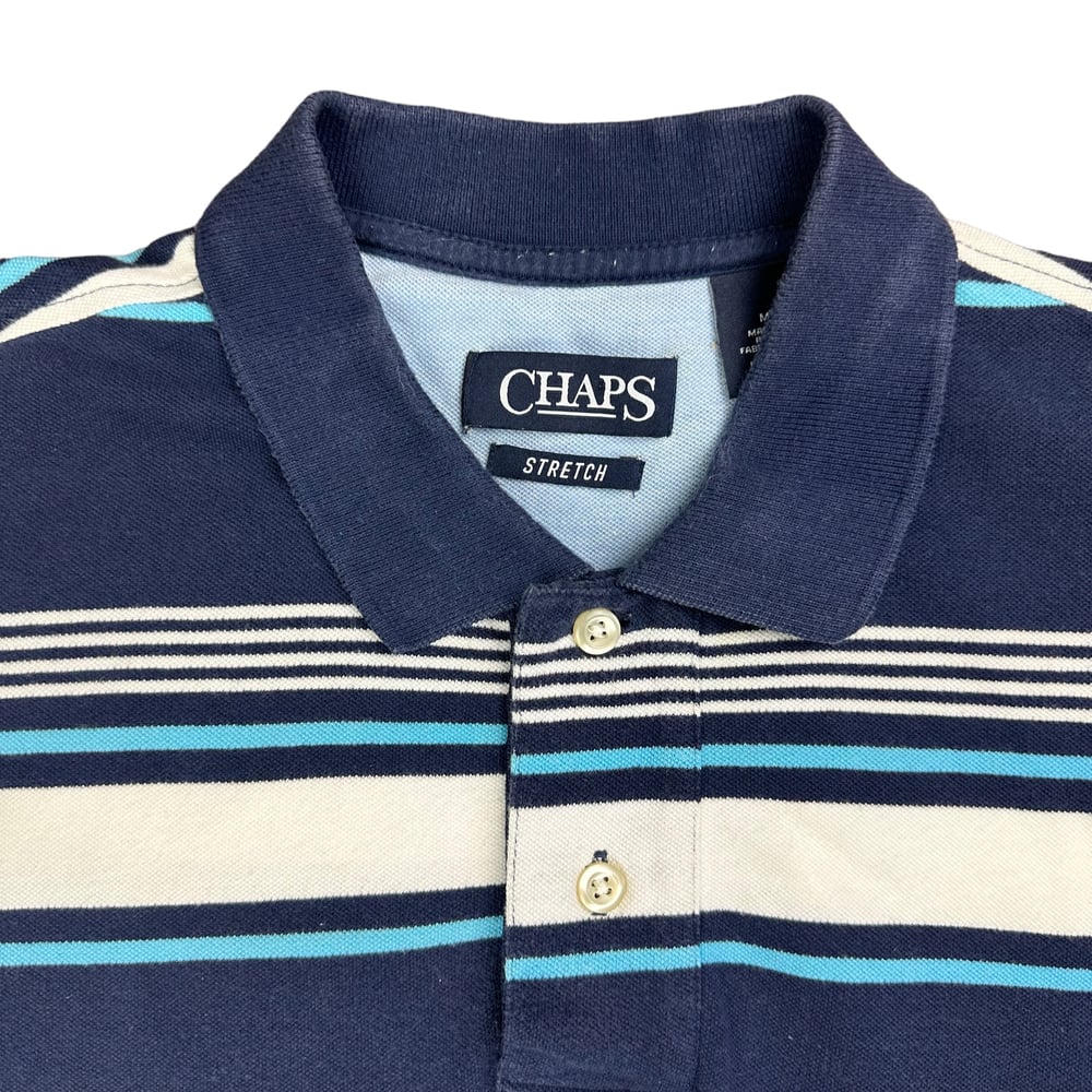 Chaps Ralph Lauren Striped Polo Shirt (M)