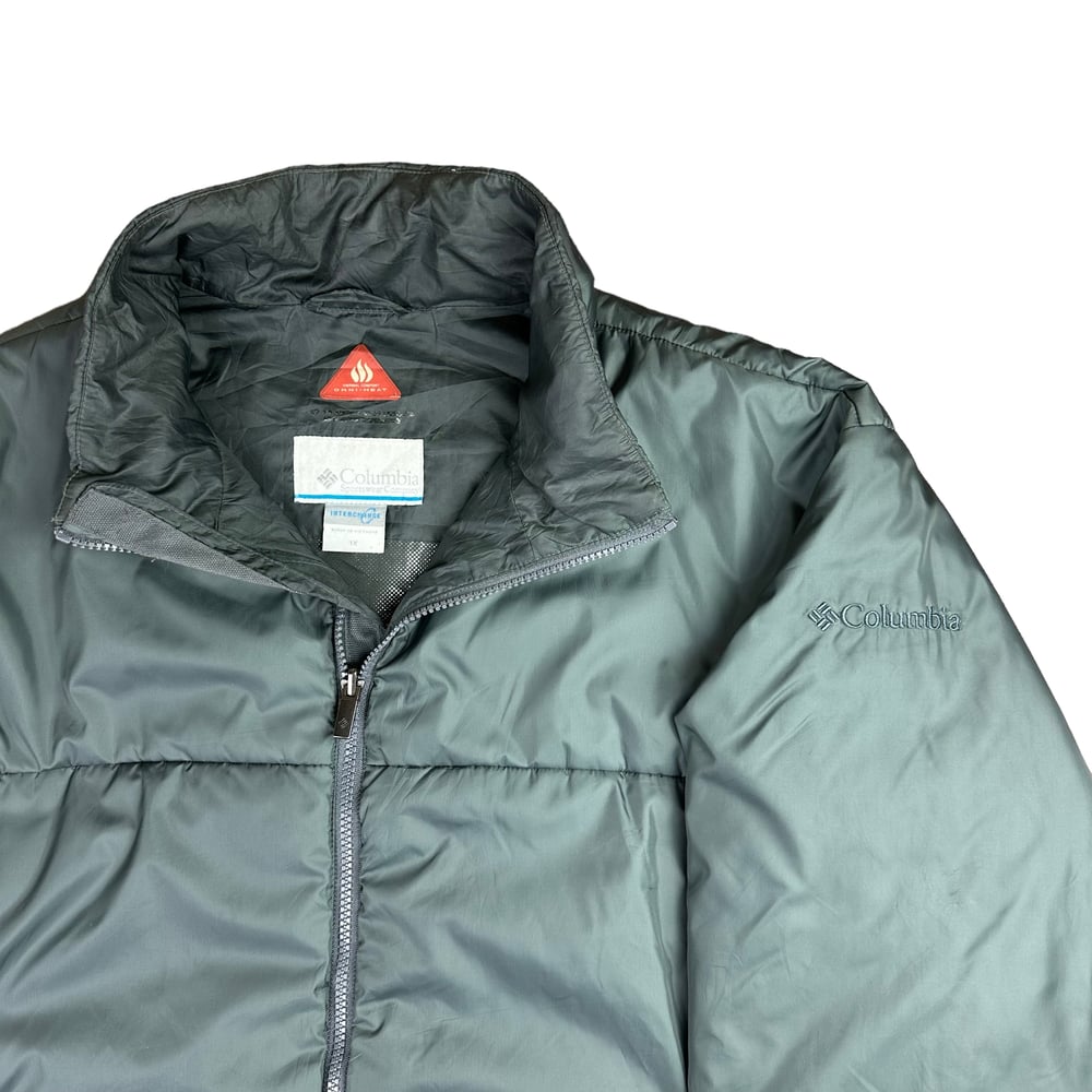 Columbia Forest Green Insulated Puffer Jacket (XL)