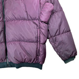 Columbia Wine & Black Reversible Puffer Jacket (XL)