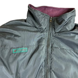 Columbia Wine & Black Reversible Puffer Jacket (XL)