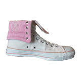 Converse Chuck Taylor All Star Hi Fold-Over 11055 White Pink (UK9)