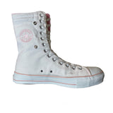 Converse Chuck Taylor All Star Hi Fold-Over 11055 White Pink (UK9)