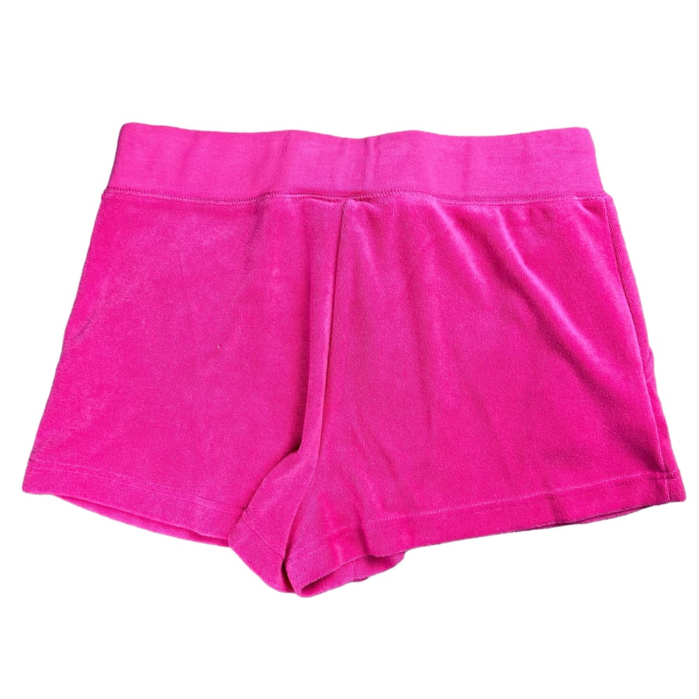 Juicy Couture Pink Towel Fleece Shorts BNWT (Women’s L)