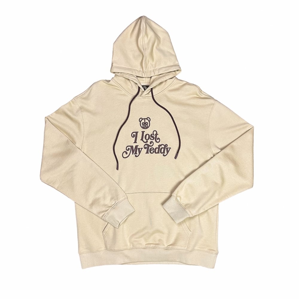 Peeco Lost Teddy Heavyweight Oversized Hoodie (Sand)