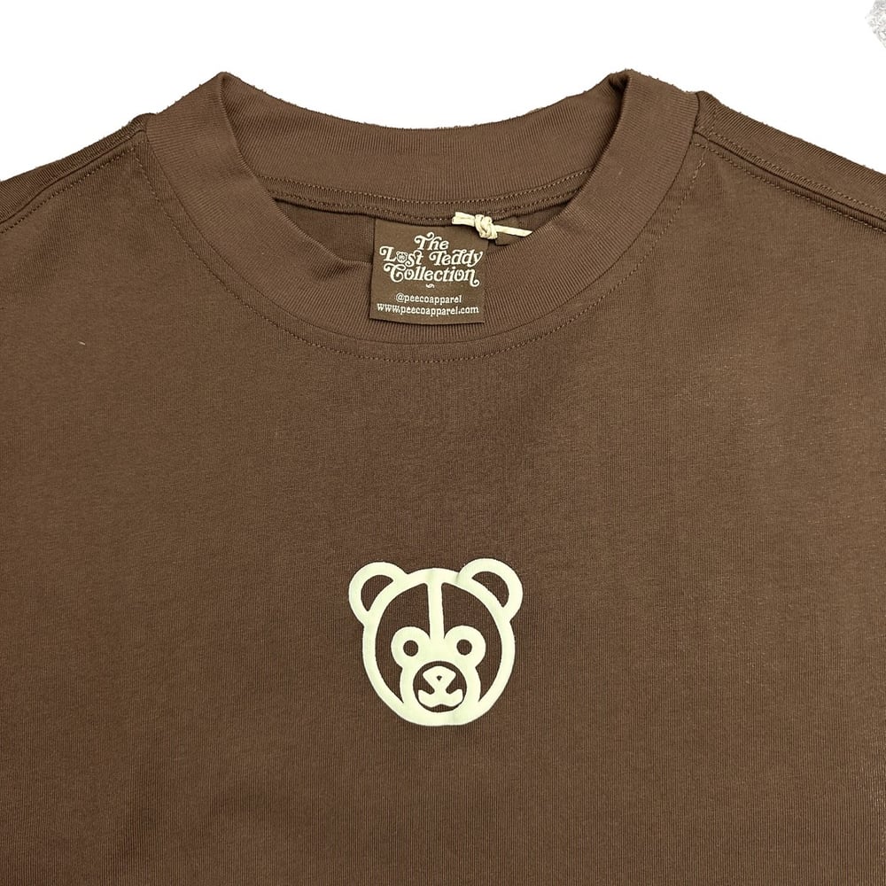 Peeco Lost Teddy Heavyweight Oversized Tee (Chocolate)