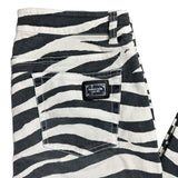 Michael Kors Y2K Zebra Print Jeans (Women’s XS)