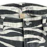 Michael Kors Y2K Zebra Print Jeans (Women’s XS)