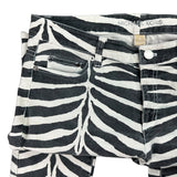 Michael Kors Y2K Zebra Print Jeans (Women’s XS)