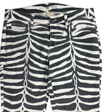 Michael Kors Y2K Zebra Print Jeans (Women’s XS)
