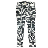 Michael Kors Y2K Zebra Print Jeans (Women’s XS)