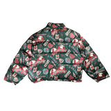 Naf Naf 90s All Over Print Cropped Puffer Jacket (Women’s M)