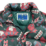 Naf Naf 90s All Over Print Cropped Puffer Jacket (Women’s M)