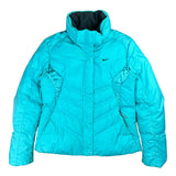 Nike Fit Turquoise Logo Puffer Jacket (Women’s S)