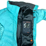 Nike Fit Turquoise Logo Puffer Jacket (Women’s S)