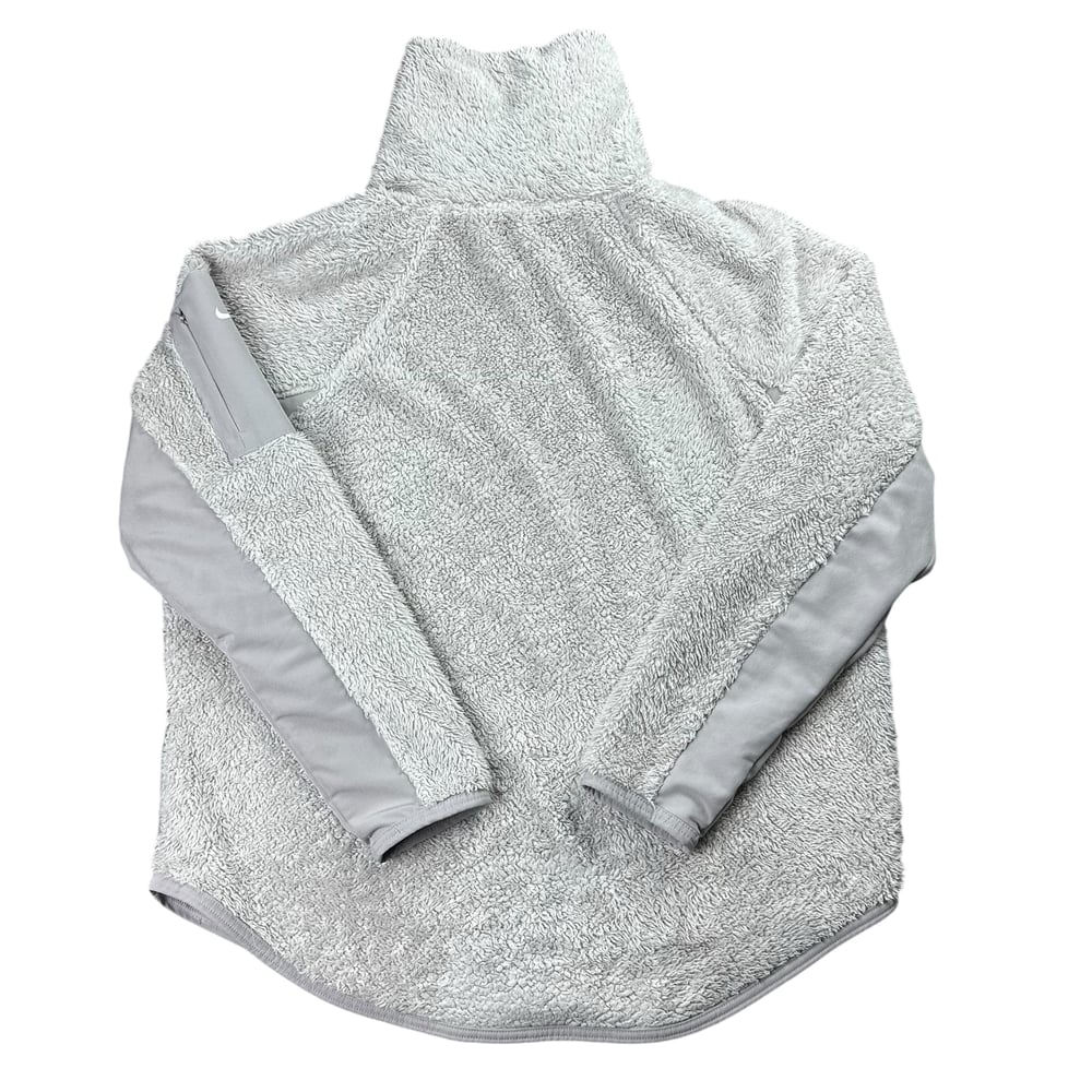 Nike Grey Mock Neck Sherpa Fleece (Women’s L)