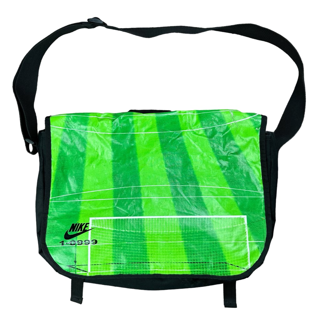 Nike Limited Edition 90s Football Field Graphic Coach Messenger Bag (18x12x7”)
