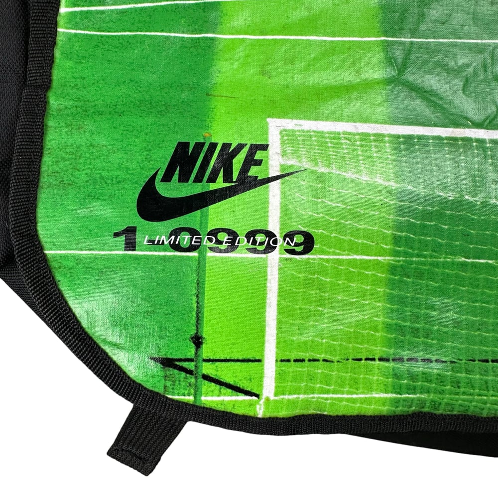 Nike Limited Edition 90s Football Field Graphic Coach Messenger Bag (18x12x7”)