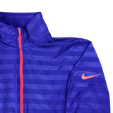 Nike Pro Purple Striped Half-Zip Track Jacket (Women’s XL)