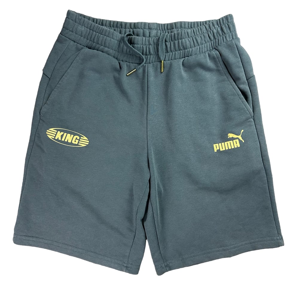 Puma King Grey Cotton Shorts (S)
