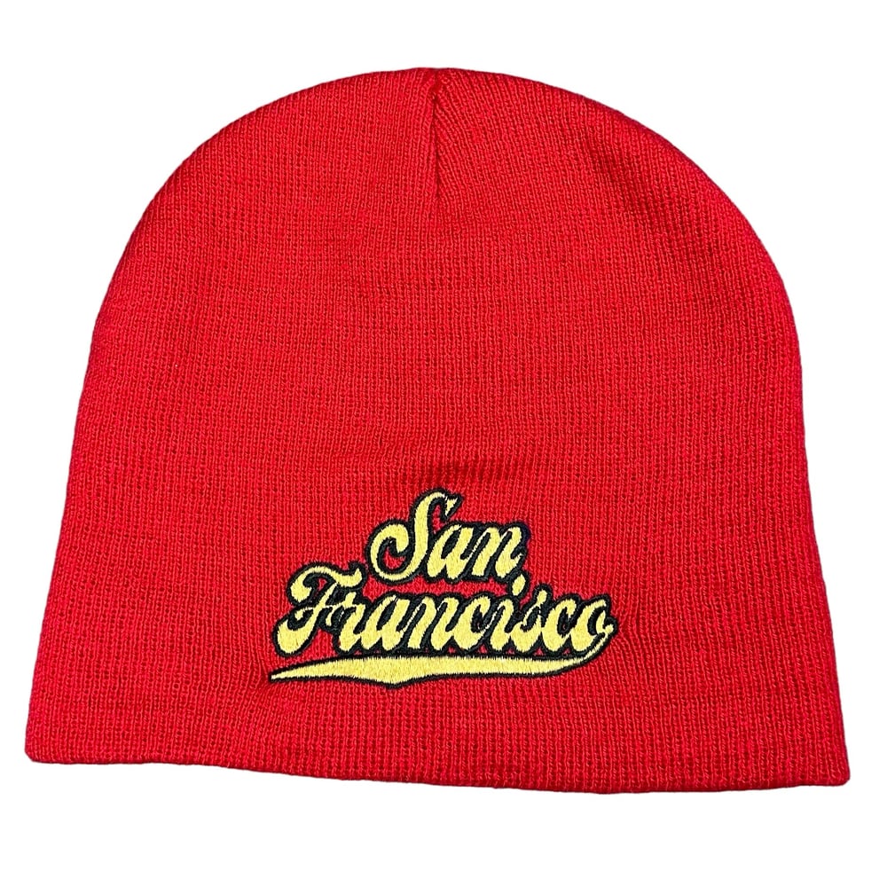 San Francisco Embroidered Beanie (OS)