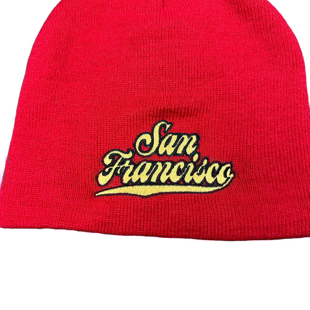 San Francisco Embroidered Beanie (OS)
