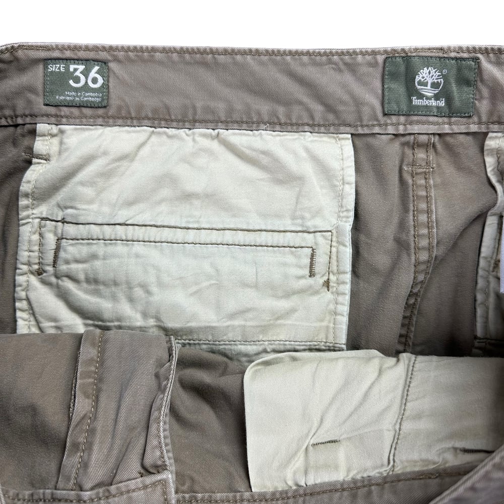 Timberland Khaki Denim Cargo Shorts (L)