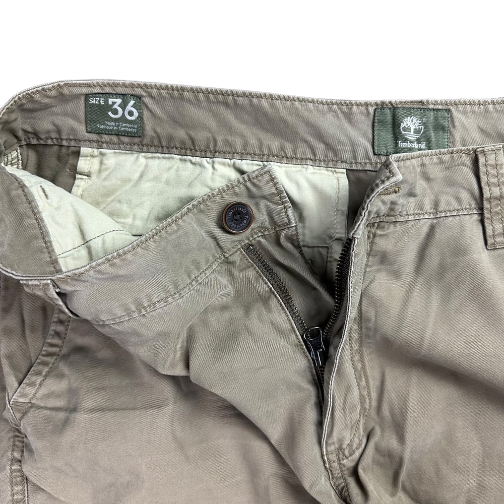 Timberland Khaki Denim Cargo Shorts (L)