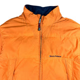 Tommy Hilfiger Orange Navy Reversible Puffer Jacket (XL)