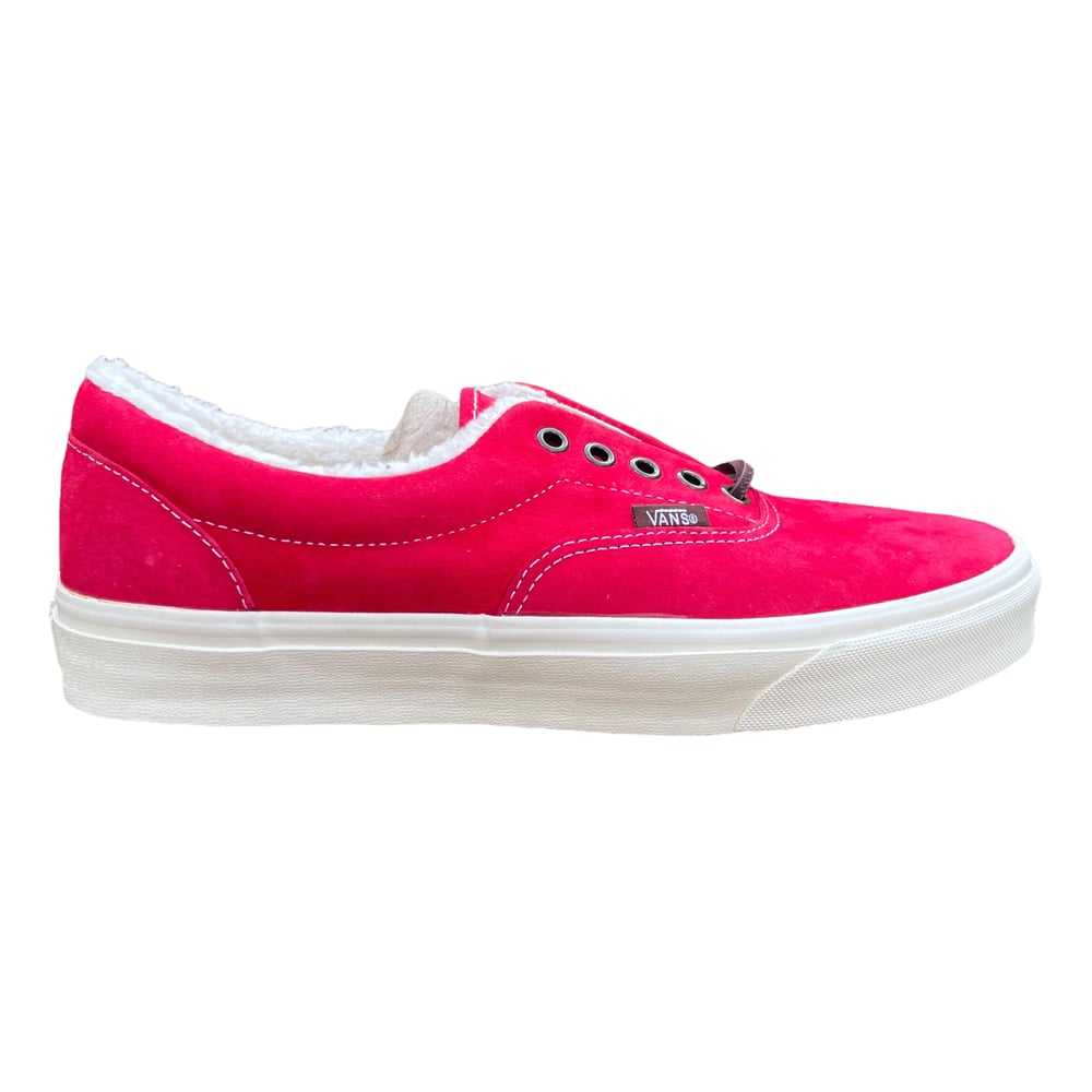 Vans Era Pig Suede Fleece True Red Low (UK9)