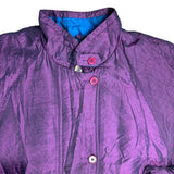 Vintage Insulated Purple Windbreaker Jacket (M)