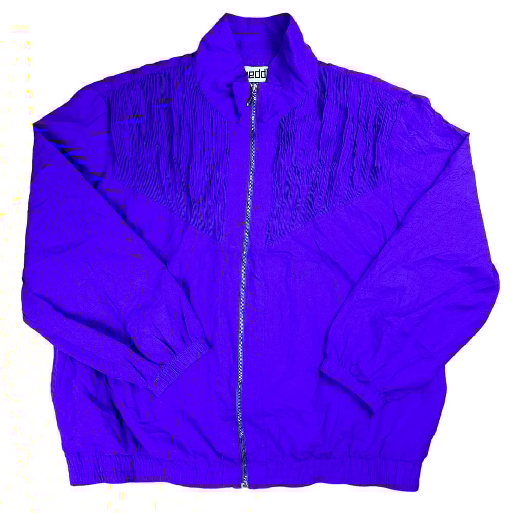 Vintage Teddi Purple Funky Windbreaker (Women’s XL)
