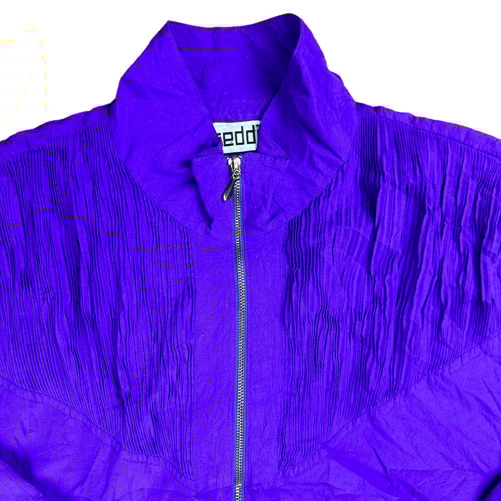Vintage Teddi Purple Funky Windbreaker (Women’s XL)