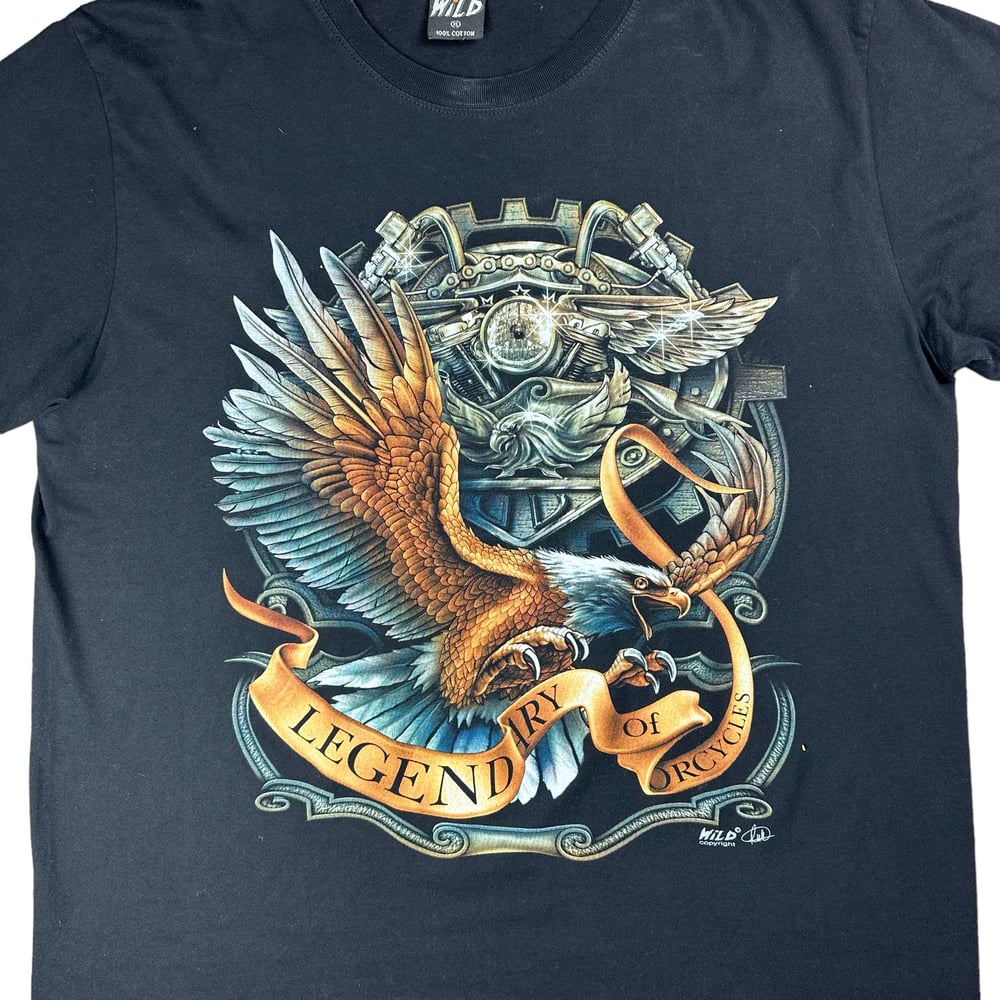 Wild USA Motorcycle Graphic Tee (XL)