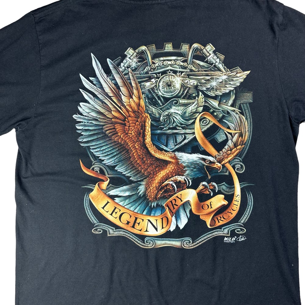 Wild USA Motorcycle Graphic Tee (XL)